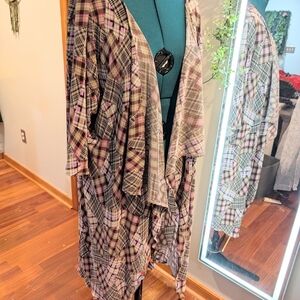 LuLaRoe Multicolor Plaid Cardigan